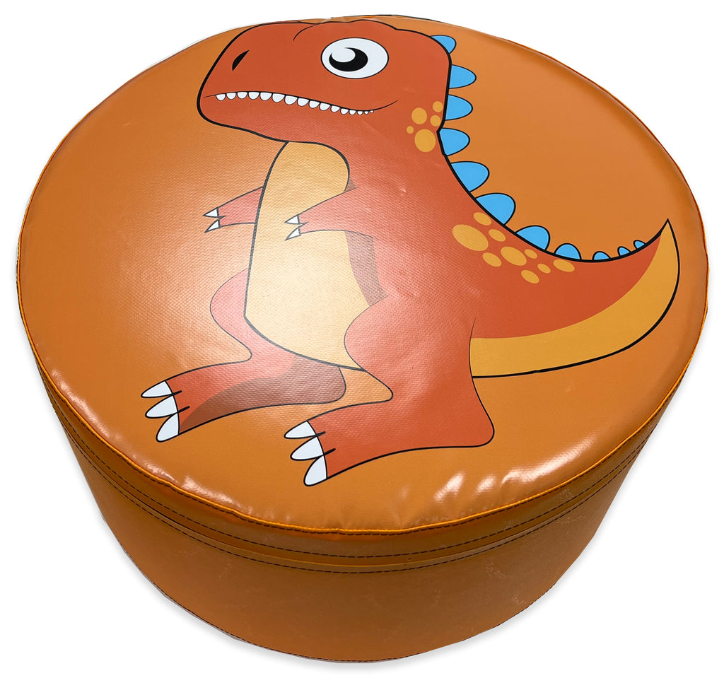 Childrens Fun - Foam Ottoman Round Toddler Seats 50cm x 25cm